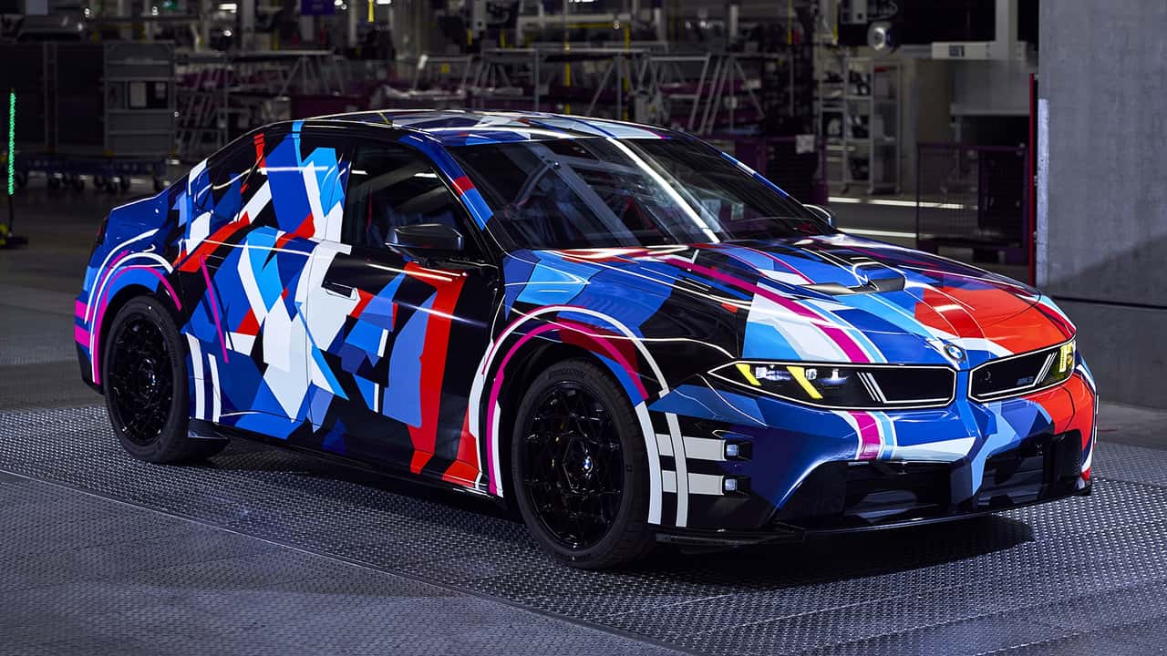 Electric BMW M3 (2027): teaser images